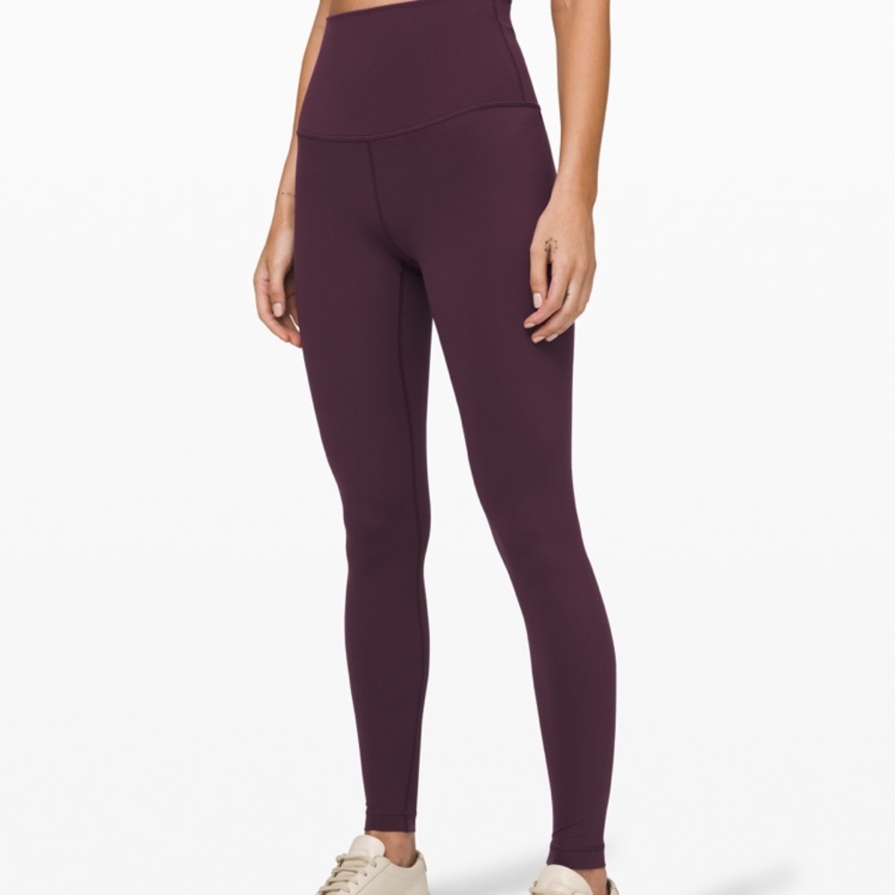 Lululemon wunder under 28” arctic plum